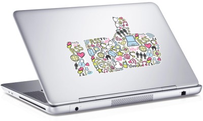 Houseart Colorful Like, Sticker, Αυτοκόλλητα Laptop, 25 x 17 εκ. [8,9 Inches]
