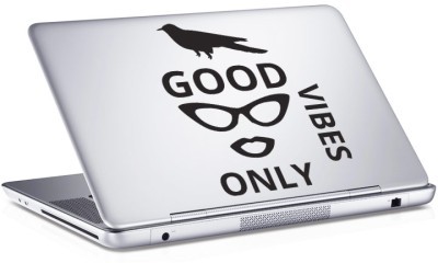 Houseart Good vibes..., Sticker, Αυτοκόλλητα Laptop, 25 x 17 εκ. [8,9 Inches]