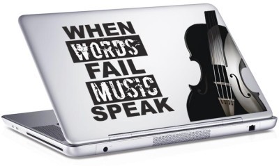 Music Words Sticker Αυτοκόλλητα Laptop (17608)