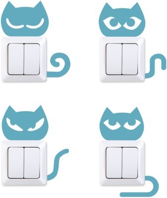 Houseart Cats, Διάφορα, Αυτοκόλλητα πρίζας, 4 τεμάχια