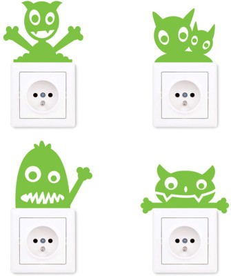 Houseart Monsters, Διάφορα, Αυτοκόλλητα πρίζας, 4 τεμάχια