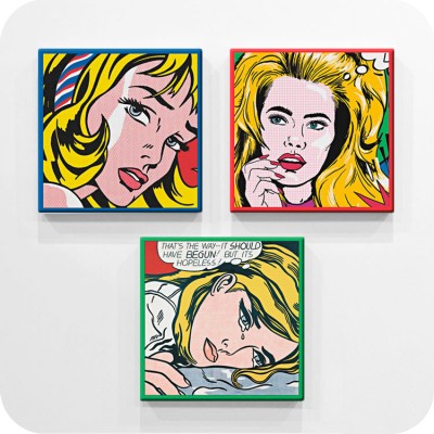 Houseart Pop Art, Διάφορα, Mini Set καμβάς, 25 x 25 εκ.