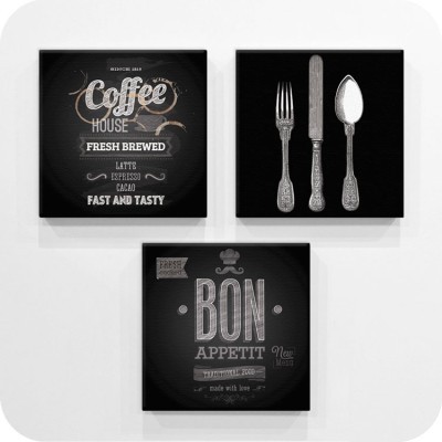 Καλή όρεξη, Διάφορα, Mini Set καμβάς, 25 x 25 εκ.