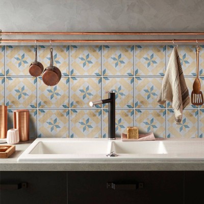 Houseart - ΣΗΜΑΝΤΙΚΟ: Σε περίπτωση διαφοράς τιμής από το κατάστημα ισχύει παντα και μόνο η τιμή του καταστήματος Κεραμικά πλακάκια ανοιχτό καφέ-κίτρινο, Backsplash, Αυτ