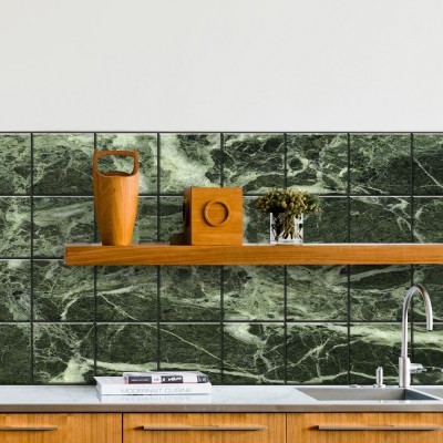 Φυσική πέτρα, Backsplash, Αυτοκόλλητα πλακάκια, 30 x 12