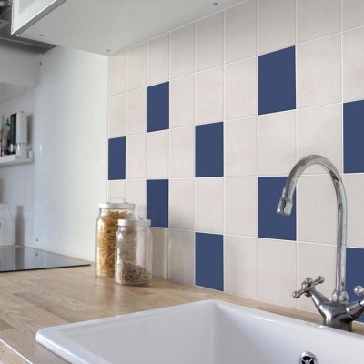 Διακόσμηση παιδικού δωματίου House Art - ΣΗΜΑΝΤΙΚΟ: Σε περίπτωση διαφοράς τιμής από το κατάστημα ισχύει παντα και μόνο η τιμή του καταστήματος Highway-blue (8 τεμάχια), Τοίχου, Αυτοκόλλητα πλακάκια,