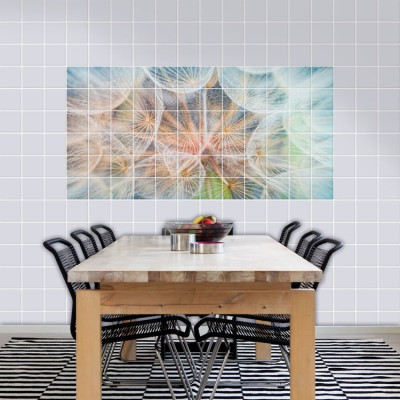 Άνοιξη, Τοίχου, Αυτοκόλλητα πλακάκια, 120 x 60 εκ.