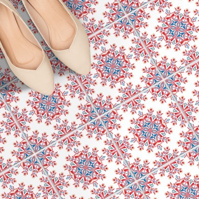 Ιταλικό μοτίβο (8 τεμάχια), Δαπέδου, Αυτοκόλλητα πλακάκ