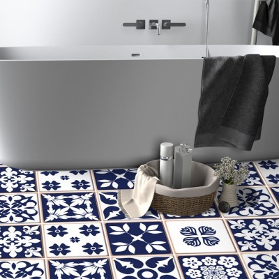 Houseart - ΣΗΜΑΝΤΙΚΟ: Σε περίπτωση διαφοράς τιμής από το κατάστημα ισχύει παντα και μόνο η τιμή του καταστήματος Πορτογαλικό ισπανικό μοτίβο (8 τεμάχια), Δαπέδου, Αυτοκ