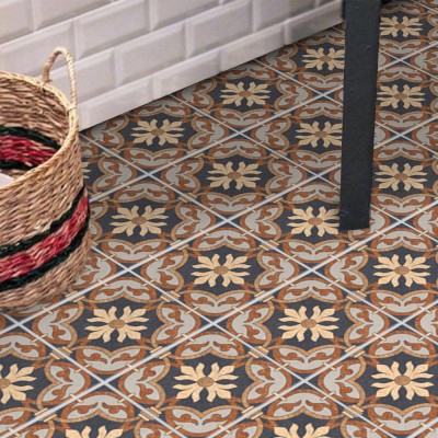 Houseart - ΣΗΜΑΝΤΙΚΟ: Σε περίπτωση διαφοράς τιμής από το κατάστημα ισχύει παντα και μόνο η τιμή του καταστήματος Πορτογαλικό ισπανικό μοτίβο Πορτοκαλί-Κίτρινο (8 τεμάχι