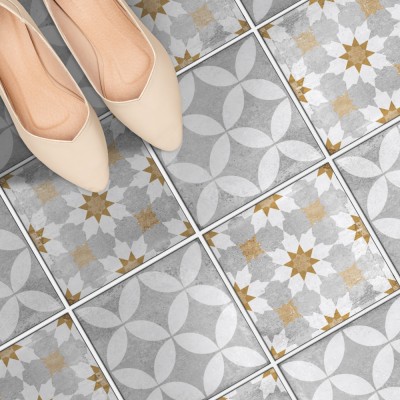 Houseart - ΣΗΜΑΝΤΙΚΟ: Σε περίπτωση διαφοράς τιμής από το κατάστημα ισχύει παντα και μόνο η τιμή του καταστήματος Γεωμετρικά Μοτίβα με Αστέρι (8 τεμάχια), Δαπέδου, Αυτοκ