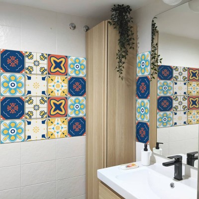 Houseart - ΣΗΜΑΝΤΙΚΟ: Σε περίπτωση διαφοράς τιμής από το κατάστημα ισχύει παντα και μόνο η τιμή του καταστήματος Abstract pattern, Ταπετσαρία, Αυτοκόλλητα πλακάκια, 100