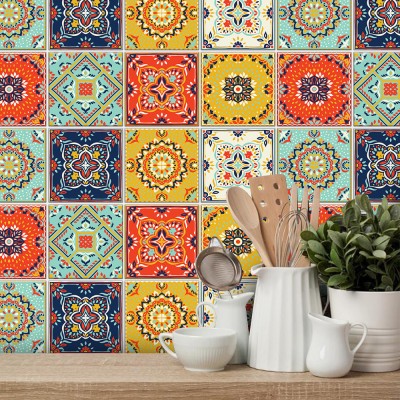 Παραδοσιακό μαροκινό μωσαϊκό μοτίβο, Ταπετσαρία, Αυτοκό