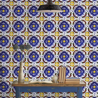 Houseart - ΣΗΜΑΝΤΙΚΟ: Σε περίπτωση διαφοράς τιμής από το κατάστημα ισχύει παντα και μόνο η τιμή του καταστήματος Vintage μοτίβο Μωβ-Κόκκινο, Ταπετσαρία, Αυτοκόλλητα πλα