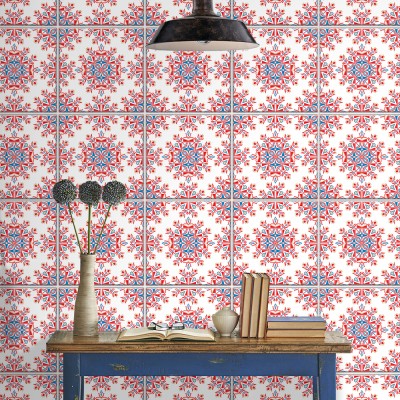 Houseart - ΣΗΜΑΝΤΙΚΟ: Σε περίπτωση διαφοράς τιμής από το κατάστημα ισχύει παντα και μόνο η τιμή του καταστήματος Ιταλικό μοτίβο, Ταπετσαρία, Αυτοκόλλητα πλακάκια, 100 x