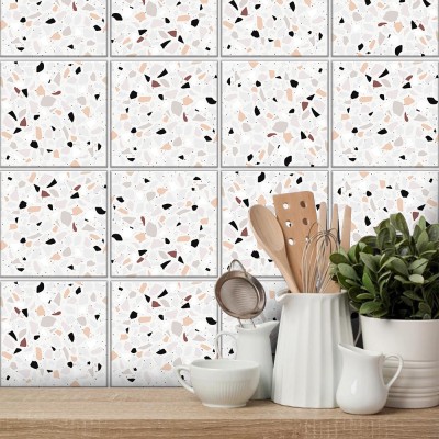 Houseart Μωσαϊκό, Ταπετσαρία, Αυτοκόλλητα πλακάκια, 100 x 100 εκ.