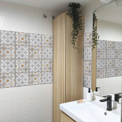 Γεωμετρικά Μοτίβα με Αστέρι, Ταπετσαρία, Αυτοκόλλητα πλ