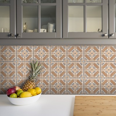 Houseart - ΣΗΜΑΝΤΙΚΟ: Σε περίπτωση διαφοράς τιμής από το κατάστημα ισχύει παντα και μόνο η τιμή του καταστήματος Μοτίβο σε αποχρώσεις του ξύλου (8 τεμάχια), Τοίχου, Αυτ