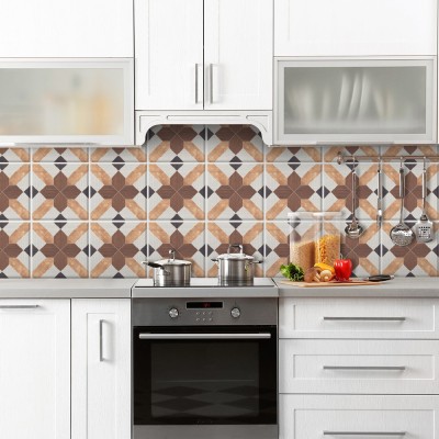 Μοτίβο Χρώμα Ξύλινο (8 τεμάχια), Τοίχου, Αυτοκόλλητα πλ