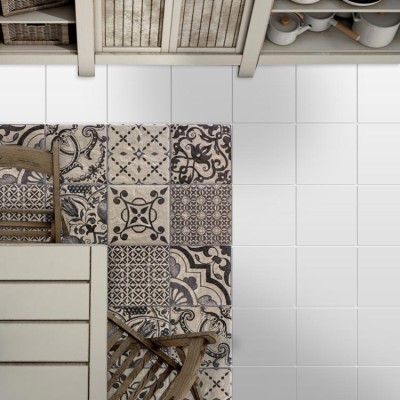 Houseart - ΣΗΜΑΝΤΙΚΟ: Σε περίπτωση διαφοράς τιμής από το κατάστημα ισχύει παντα και μόνο η τιμή του καταστήματος Abstract μοτίβο μαύρο γκρι (8 τεμάχια), Δαπέδου, Αυτοκό