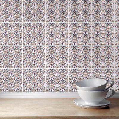 Houseart - ΣΗΜΑΝΤΙΚΟ: Σε περίπτωση διαφοράς τιμής από το κατάστημα ισχύει παντα και μόνο η τιμή του καταστήματος Abstract γεωμετρικό μοτίβο (8 τεμάχια), Τοίχου, Αυτοκόλ