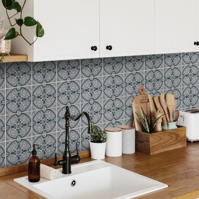 Houseart - ΣΗΜΑΝΤΙΚΟ: Σε περίπτωση διαφοράς τιμής από το κατάστημα ισχύει παντα και μόνο η τιμή του καταστήματος Μοτίβο σε γκρι abstract αποχρώσεις (8 τεμάχια), Τοίχου,