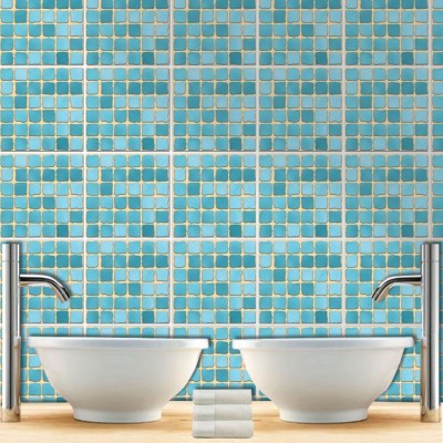 Διακόσμηση παιδικού δωματίου House Art - ΣΗΜΑΝΤΙΚΟ: Σε περίπτωση διαφοράς τιμής από το κατάστημα ισχύει παντα και μόνο η τιμή του καταστήματος Μπλέ μοτίβο (6 τεμάχια), Τοίχου, Αυτοκόλλητα πλακάκια,