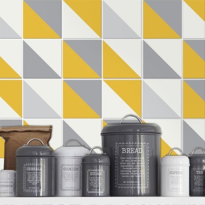 Γεωμετρικό μοτίβο (6 τεμάχια), Τοίχου, Αυτοκόλλητα πλακ