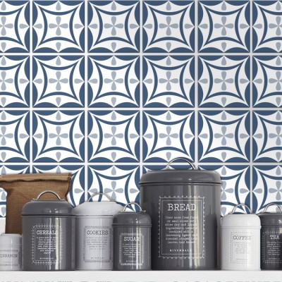 Houseart - ΣΗΜΑΝΤΙΚΟ: Σε περίπτωση διαφοράς τιμής από το κατάστημα ισχύει παντα και μόνο η τιμή του καταστήματος Mοτίβο (8 τεμάχια), Τοίχου, Αυτοκόλλητα πλακάκια, 10 x