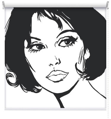 Houseart Όμορφη Γυναίκα, Κόμικς, Ρολοκουρτίνες, 107 x 94 εκ.