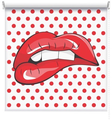 Houseart Kόκκινα χείλη, Κόμικς, Ρολοκουρτίνες, 100 x 100 εκ.