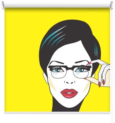 Houseart Πορτρέτο Γυναίκας, Κόμικς, Ρολοκουρτίνες, 105 x 95 εκ.