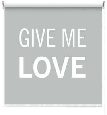 Houseart Give me Love, Φράσεις, Ρολοκουρτίνες, 100 x 100 εκ.
