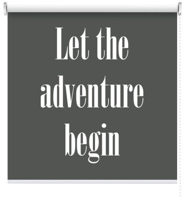 Houseart Let the adventure, Φράσεις, Ρολοκουρτίνες, 100 x 100 εκ.