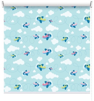 Aεροπλανάκια, Μοτίβα, Ρολοκουρτίνες, 110 x 85 εκ.