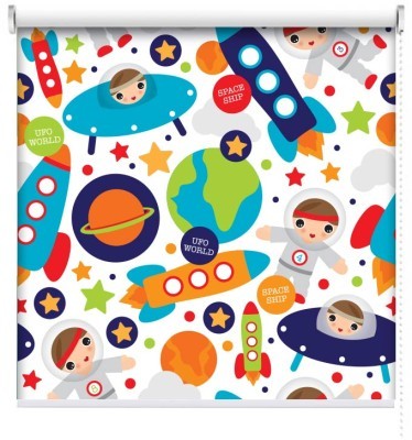 Ταξίδι στο Διάστημα, Παιδικά, Ρολοκουρτίνες, 100 x 100 εκ.