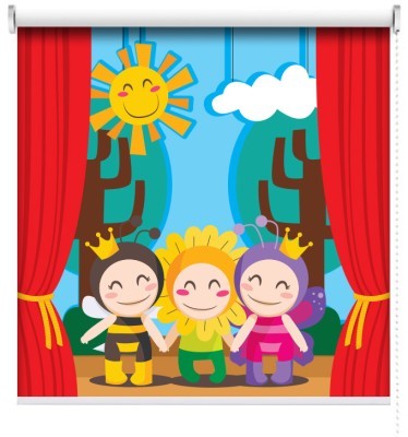 Houseart Θέατρο, Παιδικά, Ρολοκουρτίνες, 100 x 100 εκ.