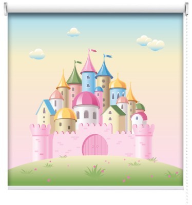 Houseart Ροζ Παλάτι, Παιδικά, Ρολοκουρτίνες, 86 x 86 εκ.