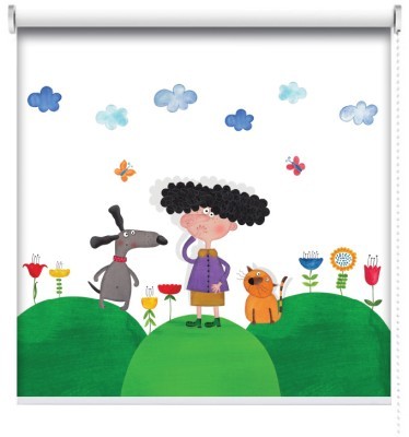 Houseart Πολύχρωμη φύση, Παιδικά, Ρολοκουρτίνες, 110 x 97 εκ.