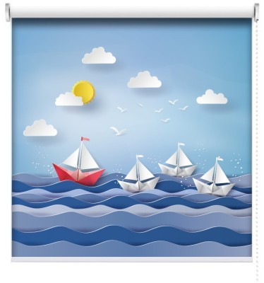 Βάρκες, Παιδικά, Ρολοκουρτίνες, 120 x 86 εκ.