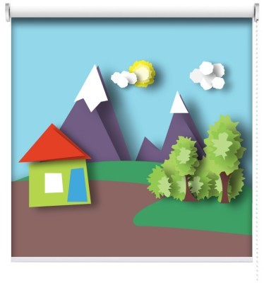 Σπιτάκι στην εξοχή, Παιδικά, Ρολοκουρτίνες, 120 x 80 εκ.