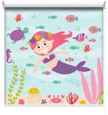 Houseart Γοργόνα, Παιδικά, Ρολοκουρτίνες, 120 x 80 εκ.