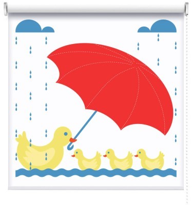 Παπάκια στην Βροχή, Παιδικά, Ρολοκουρτίνες, 100 x 100 εκ.