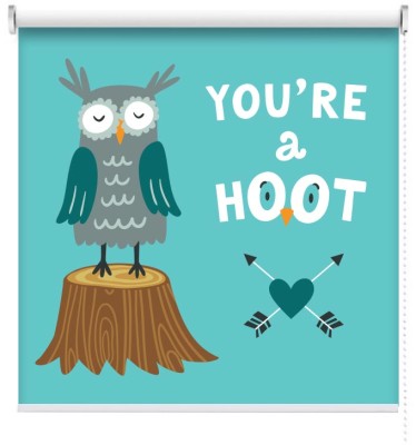 Houseart You are a hoot, Παιδικά, Ρολοκουρτίνες, 100 x 100 εκ.