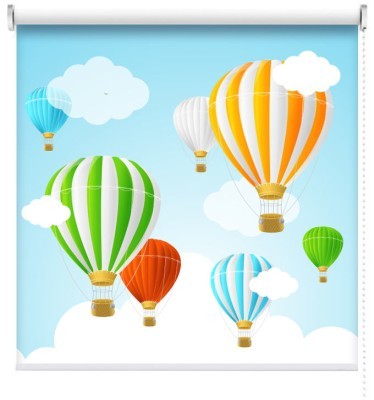 Αερόστατα, Παιδικά, Ρολοκουρτίνες, 100 x 100 εκ.