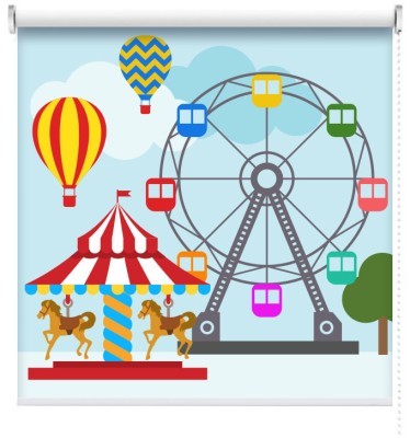 Λούνα Πάρκ, Παιδικά, Ρολοκουρτίνες, 100 x 100 εκ.