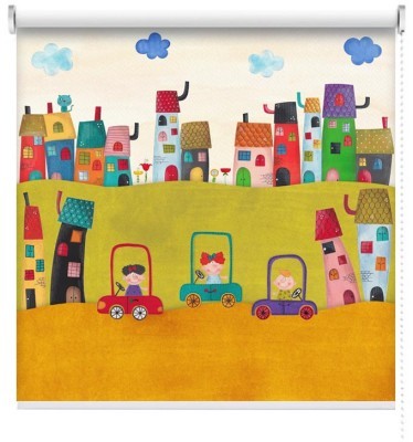 Χαρούμενη Πόλη, Παιδικά, Ρολοκουρτίνες, 99 x 101 εκ.