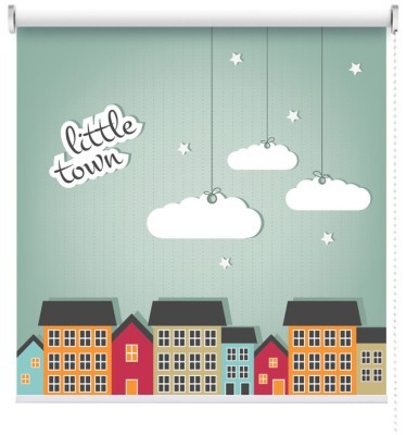 Μικρή πόλη, Παιδικά, Ρολοκουρτίνες, 100 x 100 εκ.