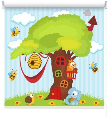 Δεντρόσπιτο, Παιδικά, Ρολοκουρτίνες, 100 x 100 εκ.