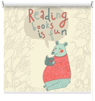 Houseart Το διάβασμα είναι διασκεδαστικό, Παιδικά, Ρολοκουρτίνες, 100 x 100 εκ.